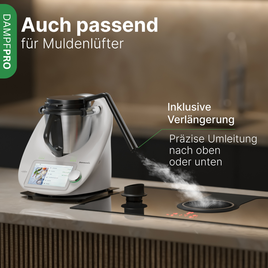 DampfPRO - Dampfumleiter passend für den Thermomix TM5 &amp; TM6