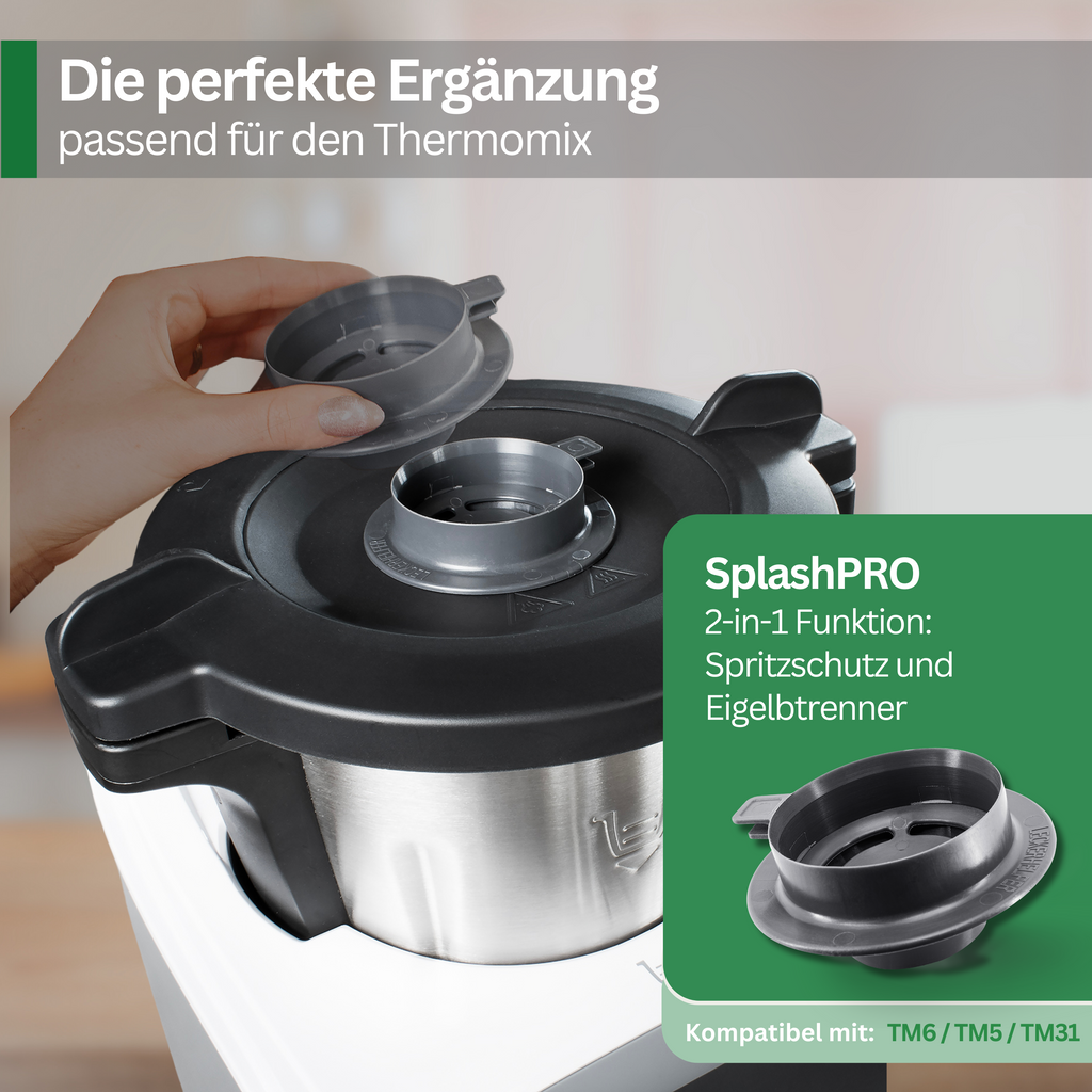 SplashPRO - Spritzschutz und Eigelbtrenner passend für den Monsieur Cuisine