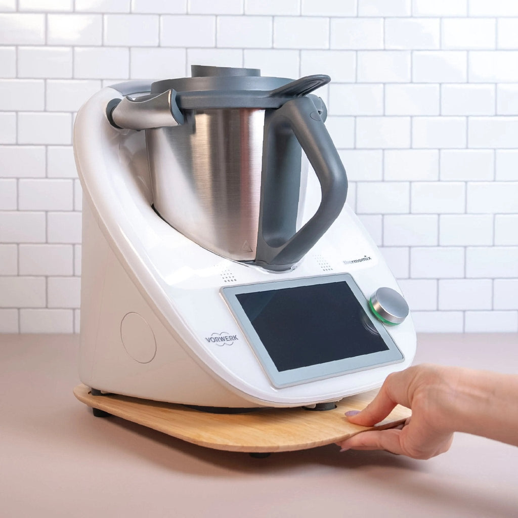 KitchenSlider® H V3 Echtholz Premium-Gleitbrett für Thermomix TM6, TM5