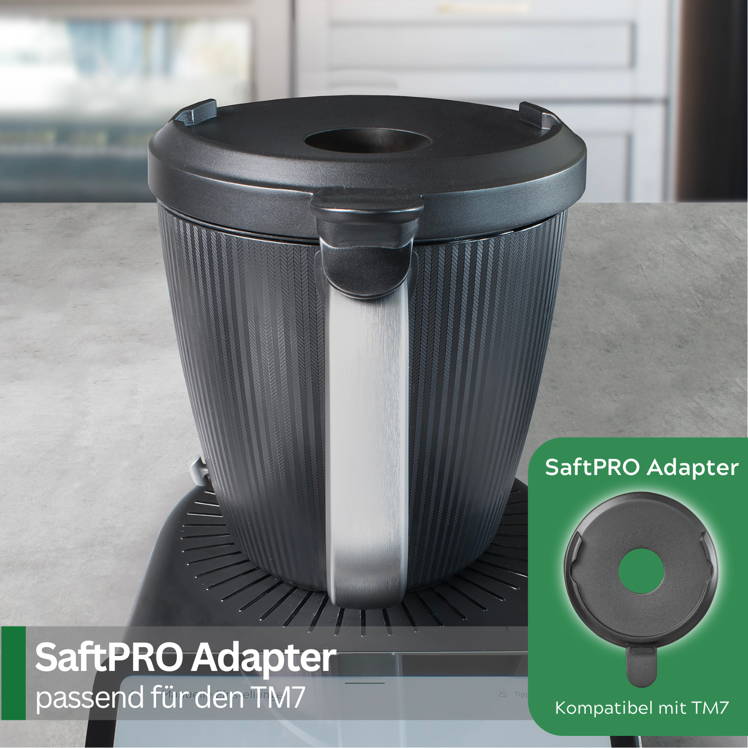 SaftPRO - der Slowjuicer / Entsafter passend für deinen Thermomix TM5, TM6 und TM7