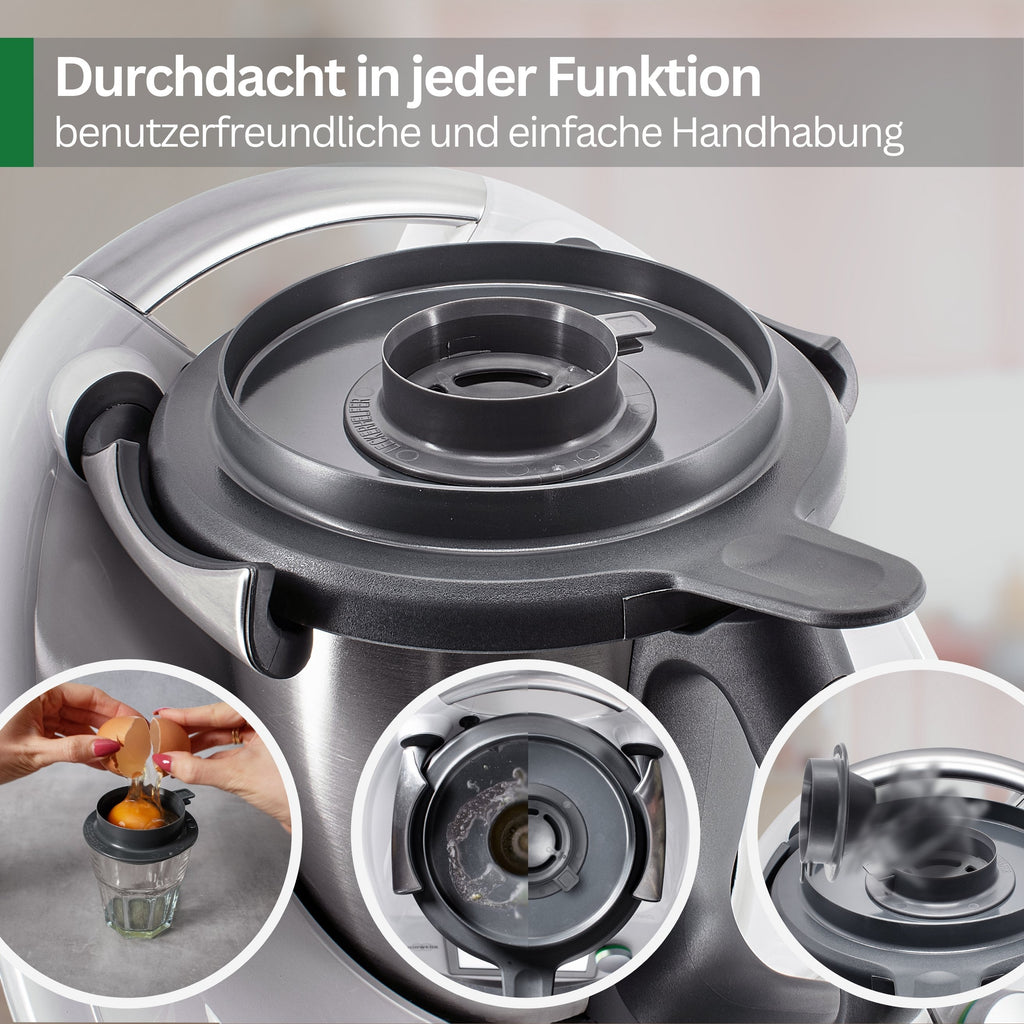 SplashPRO - Spritzschutz und Eigelbtrenner passend für den Thermomix und Monsieur Cuisine