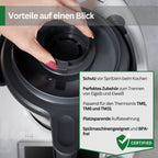 SplashPRO - Spritzschutz und Eigelbtrenner passend für den Thermomix und Monsieur Cuisine
