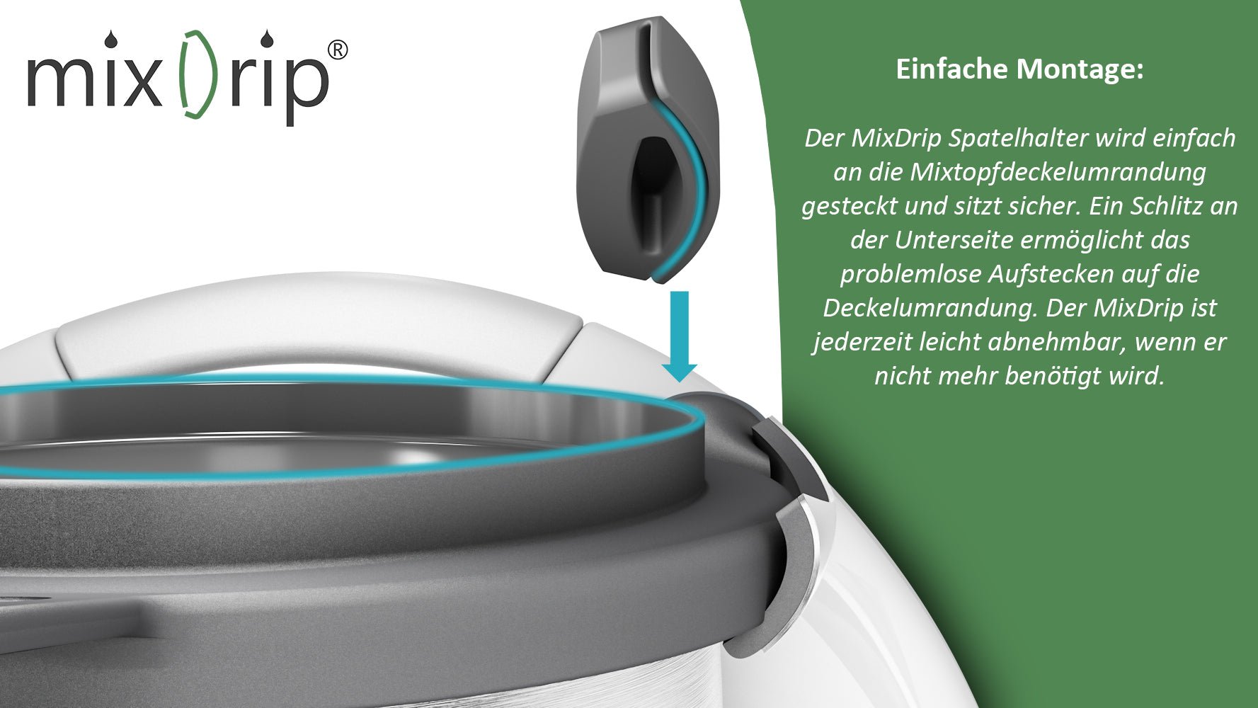 MixDrip® Spatelhalter für Thermomix TM6, TM5