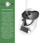 mixle® PreCook Deckelerweiterung & Wiegeteller für Thermomix TM6, TM5, TM31