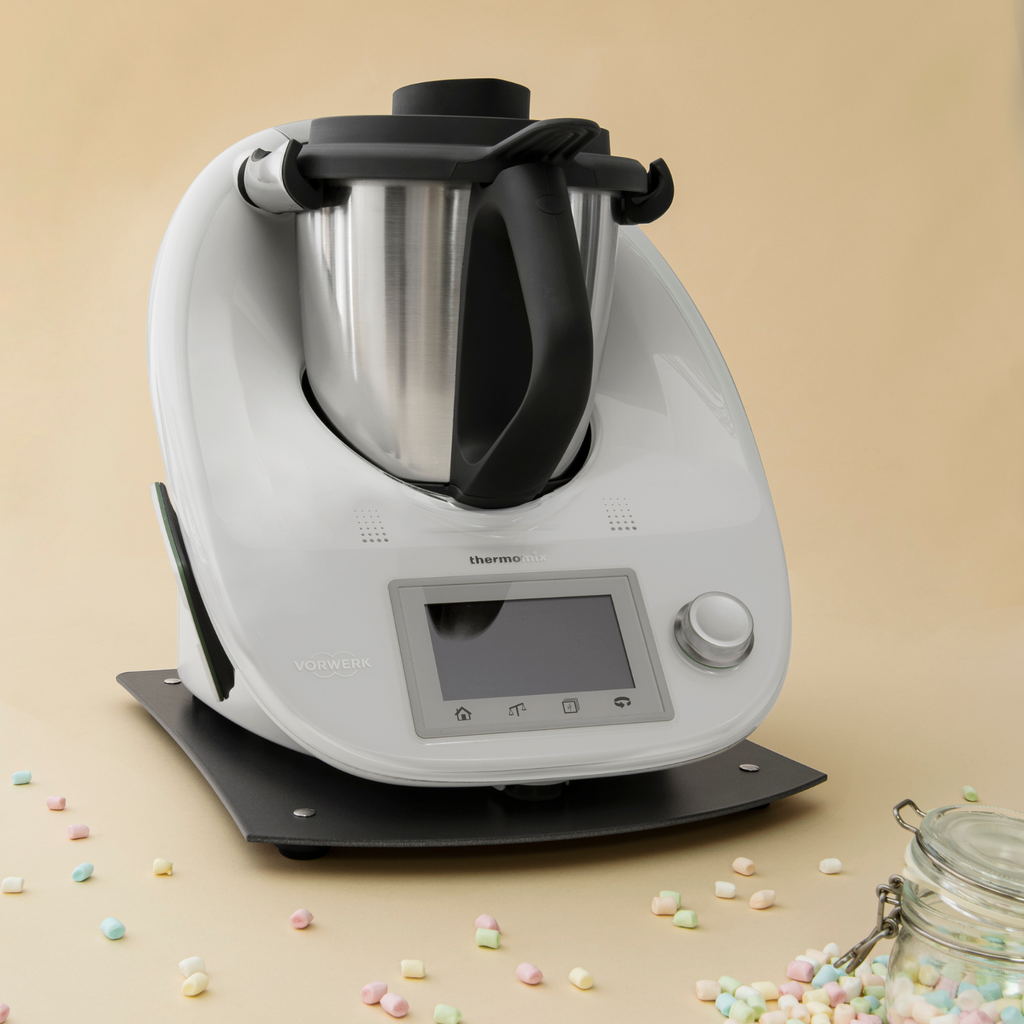 Przesuwna półka pasująca do Thermomixa TM5 w kolorze antracytowo-szarym