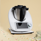 Gleitbrett aus HPL passend für den Thermomix TM6 in perl-weiß