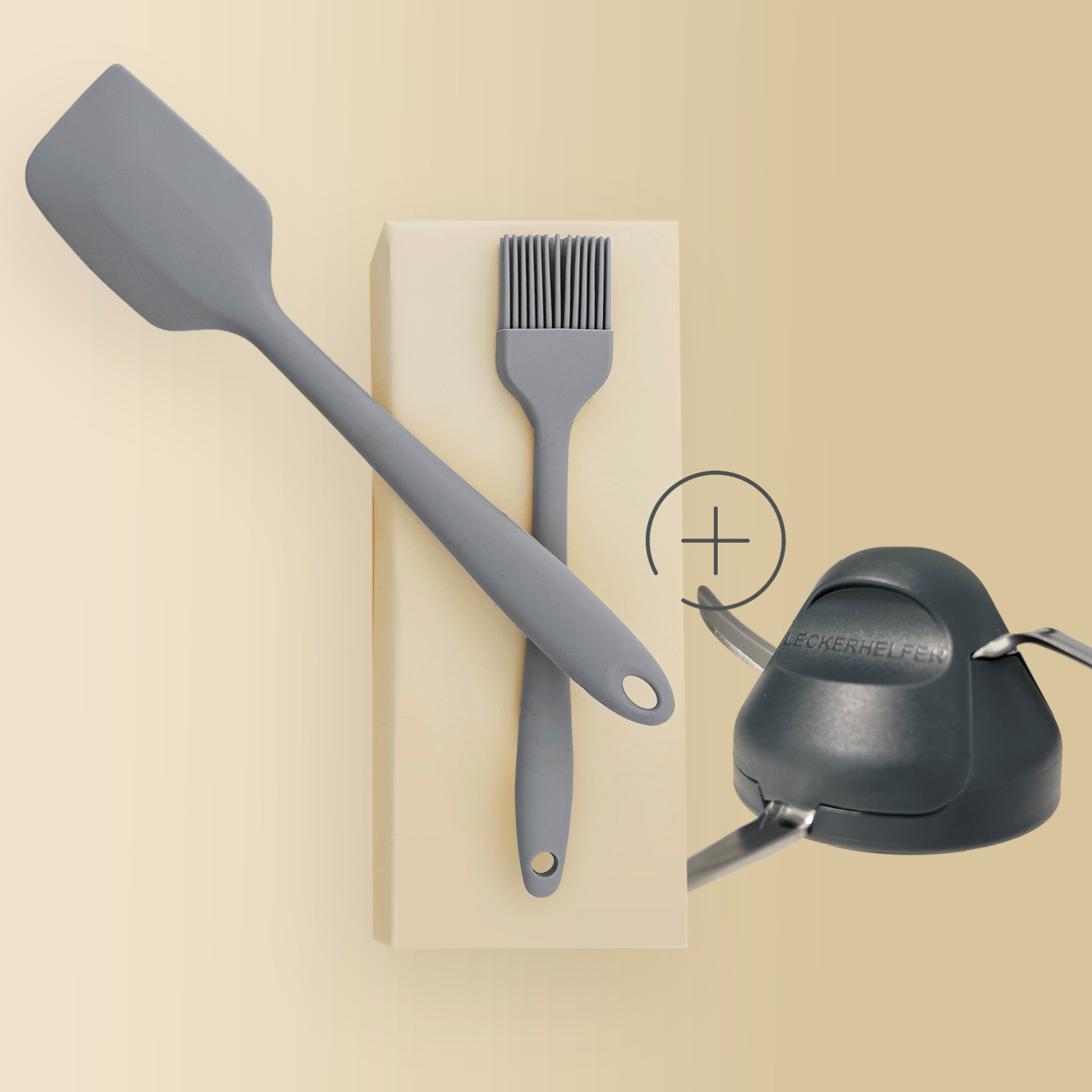 DoughPRO + mixing bowl spatula and brush