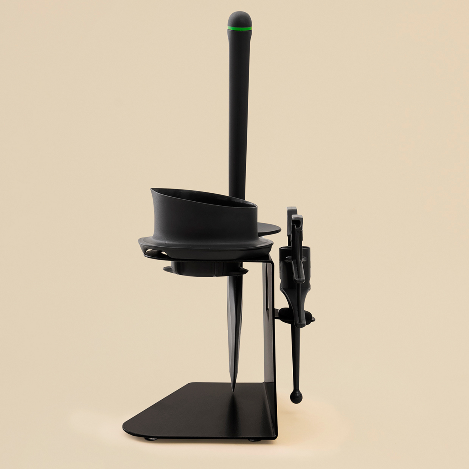 Sliding board + accessory holder suitable for the Thermomix TM6 in black